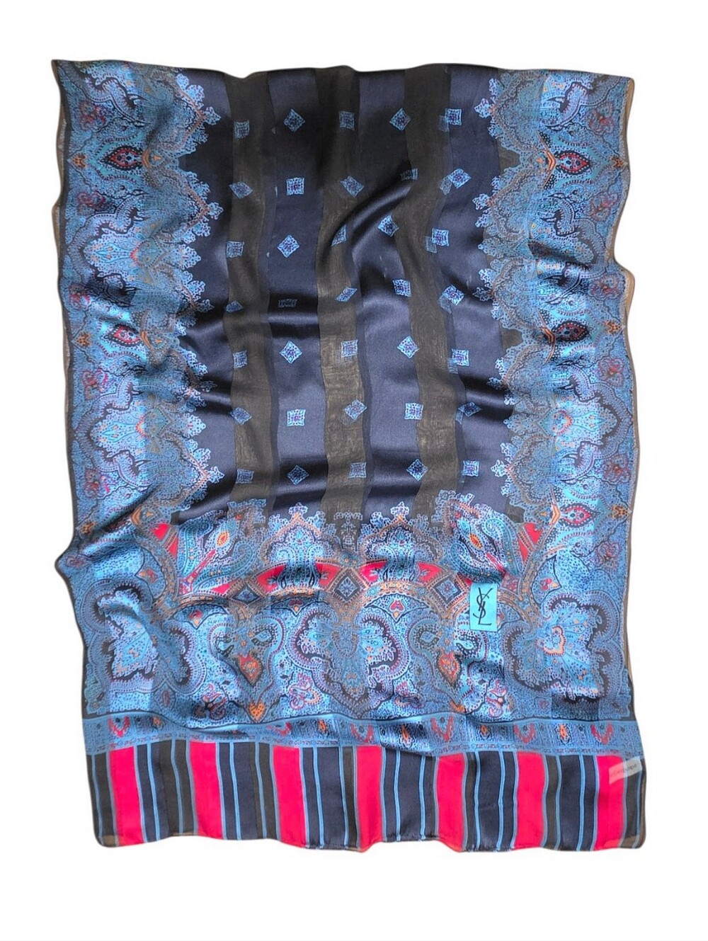 YVES SAINT LAURENT SCARF - Picture 2 of 15